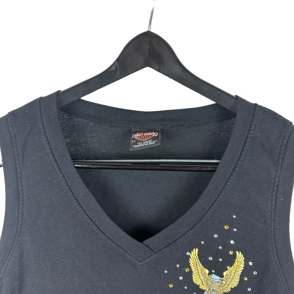 Vintage 90s Women’s Harley Davidson Motorcycles Shirt Size 2XL - Picture 7 of 8